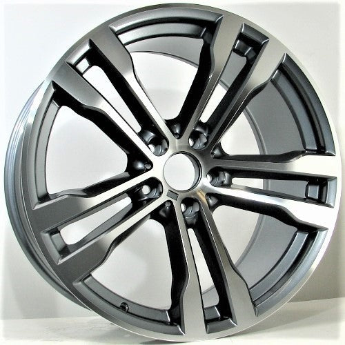 Racing Line Faber 11x20 5x120 ET37 Grey Face Machined