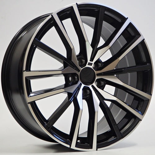 Racing Line Fang 9x20 5x112 ET35 Black Face Machined