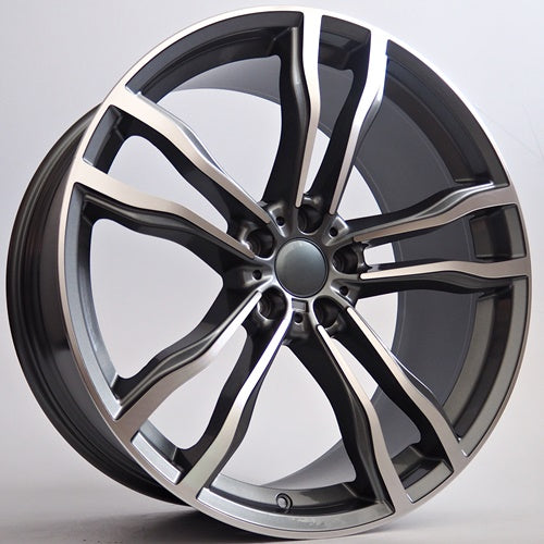 Racing Line Taran 11x22 5x112 ET35 Grey Face Machined