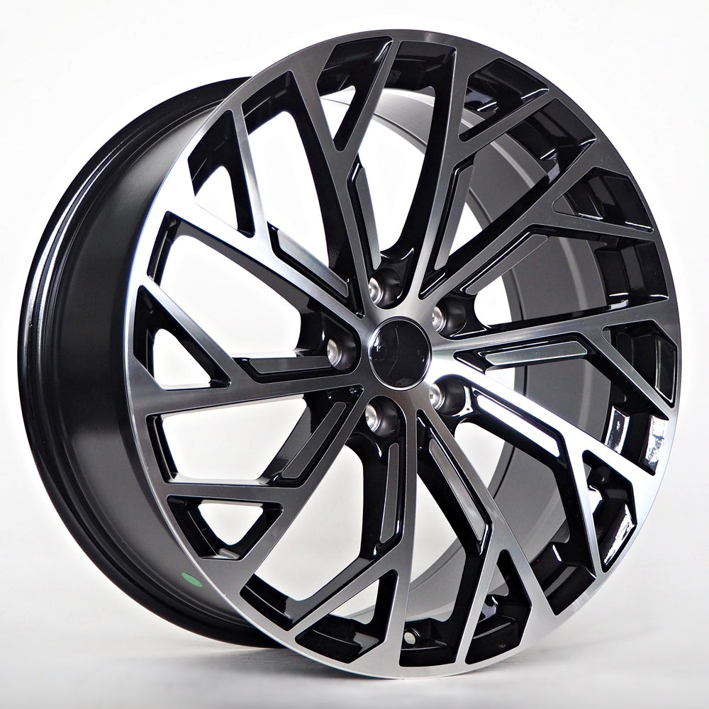 Alu disky pre Audi Flame 8x18 5x112 ET35 66.5 Čierna