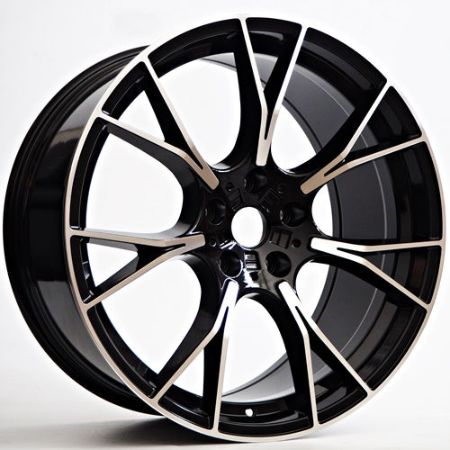 Racing Line Fond 8,5x20 5x112 ET25 Black Face Machined