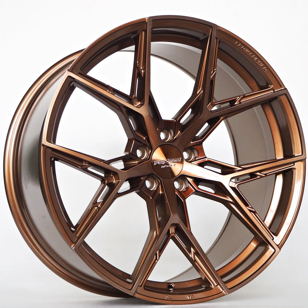 Alu kola Forzza Gravity 10,5x21 5x112 ET40 66,56 Bronze Brushed + Bronze Clear Coat | Wheelsup.cz