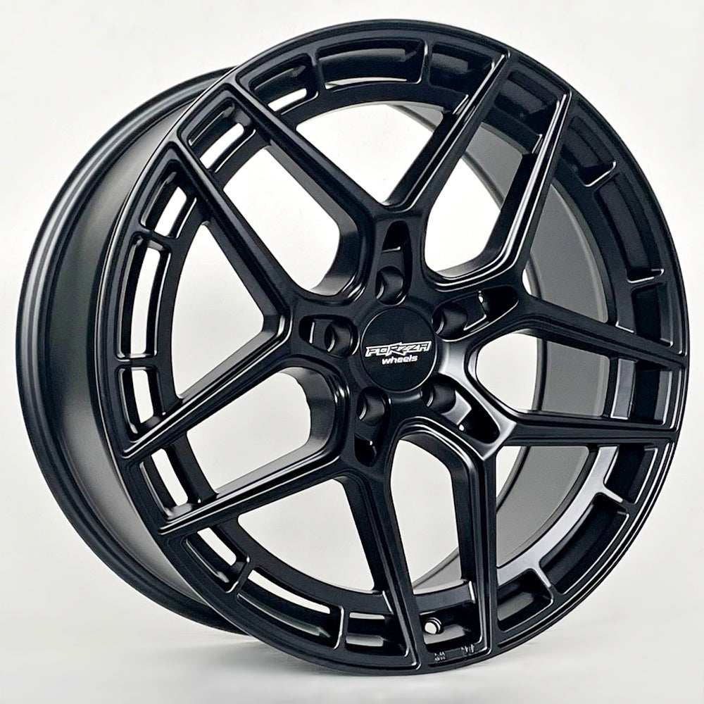 Alu kola Forzza Magnum 9x20 5x112 ET25 66,56 Satin Black | Wheelsup.cz
