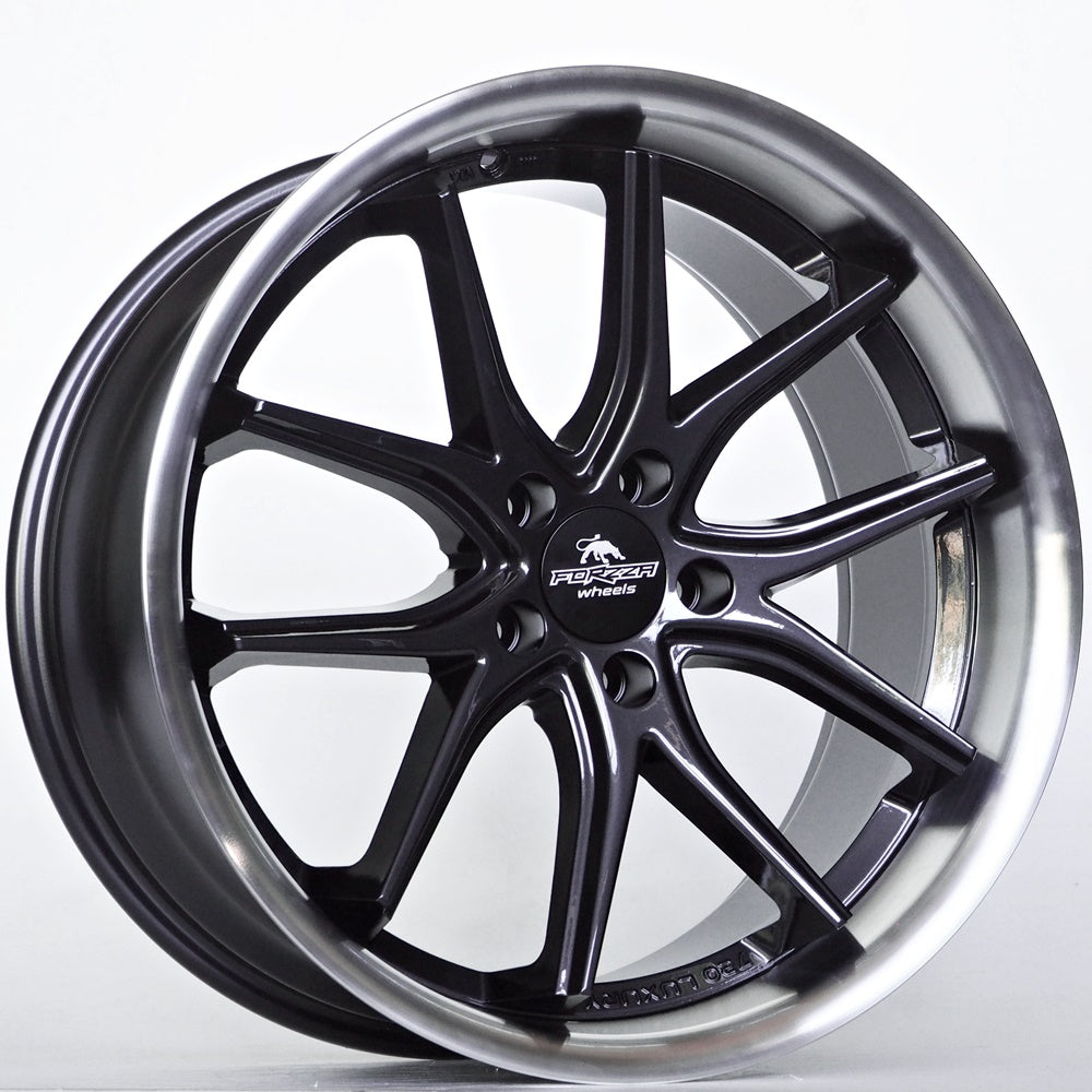 Alu kola Forzza Storm 9x20 5x112 ET25 66,45 Black Magic Lip Polished | Wheelsup.cz