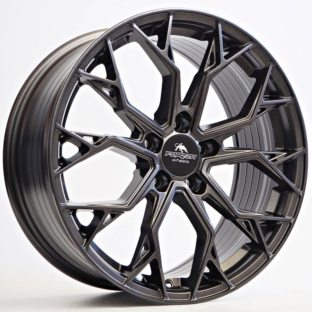Alu kola Forzza Titan 8x18 5x110 ET33 65,1 Dark Graphite | Wheelsup.cz