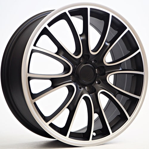 Racing Line Frost 7x18 4x100 ET40 fekete matt arc megmunkált