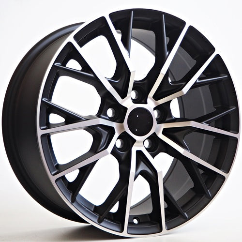 Racing Line Gala 8.0x17 5x114.3 ET45 fekete matt arc megmunkált