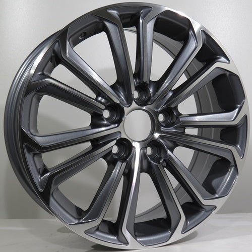 Racing Line Gerad 7x17 5x114,3 ET45 szürke arc, megmunkált