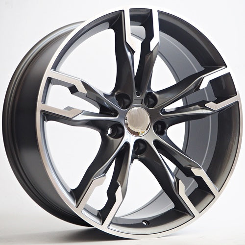 Racing Line Grip 9,5x19 5x112 ET34 szürke arc, megmunkált
