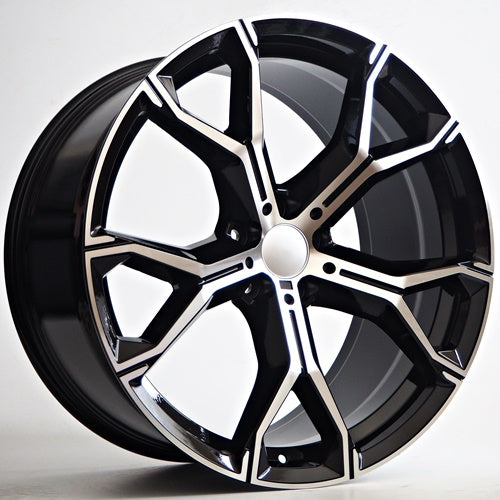 Racing Line Harper 10,5x21 5x112 ET43 fekete arc, megmunkált