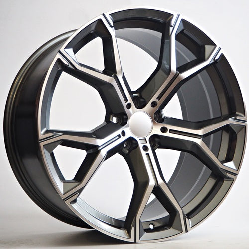 Racing Line Harper 9,5x21 5x112 ET37 szürke arc, megmunkált