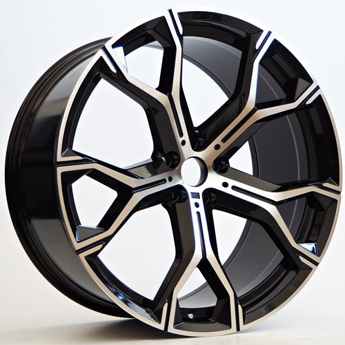 Racing Line Harper 9,5x22 5x112 ET37 Black Face Machined