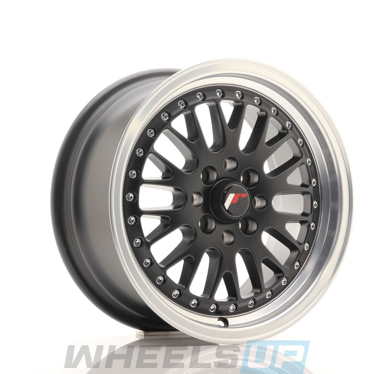 Alu kola Japan Racing JR10 15x8 ET20 4x100/108 Matt Black w/Machined Lip