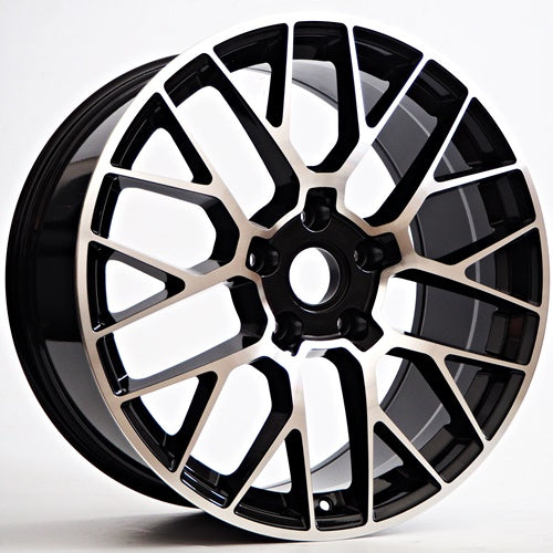 Racing Line Lord 9,5x20 5x130 ET55 Black Face Machined