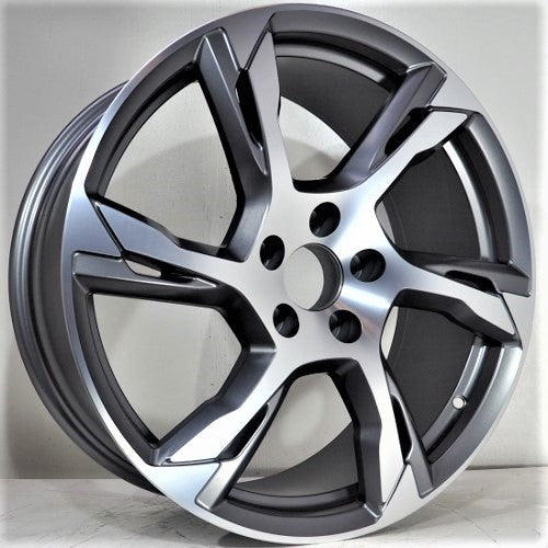 Racing Line Manco 9x21 5x108 ET45 szürke matt arc megmunkált