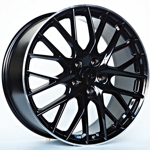 Alu disky pre Porsche Mason 9.5x21 5x130 ET61 71.6 Čierna