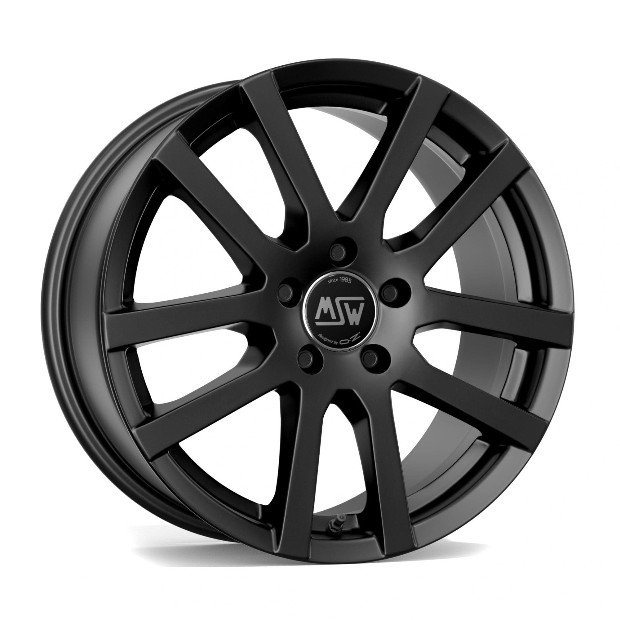 MSW 22 8x17 5x112 ET45 73,1 Matt Black - Wheelsup.sk