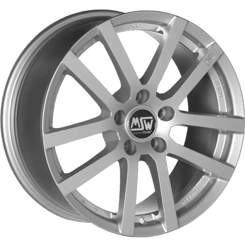Alu kola MSW 22 6x15 5x100 ET38 Full Silver | Wheelsup.cz