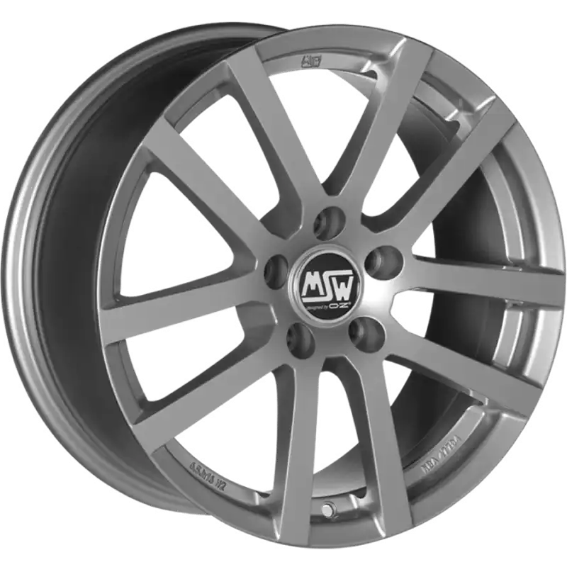 Alu kola MSW 22 6,5x16 5x108 ET50 63,4 stříbrná | Wheelsup.cz