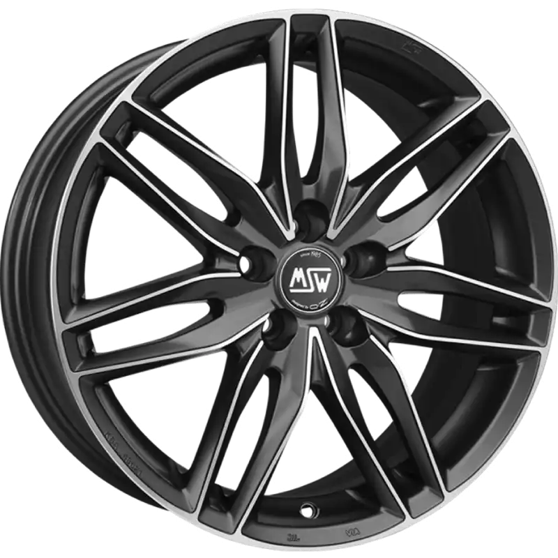 Alu kola MSW 24 7x16 4x108 ET16 Matt Gun Metal Full Polished (Mgmfp) | Wheelsup.cz