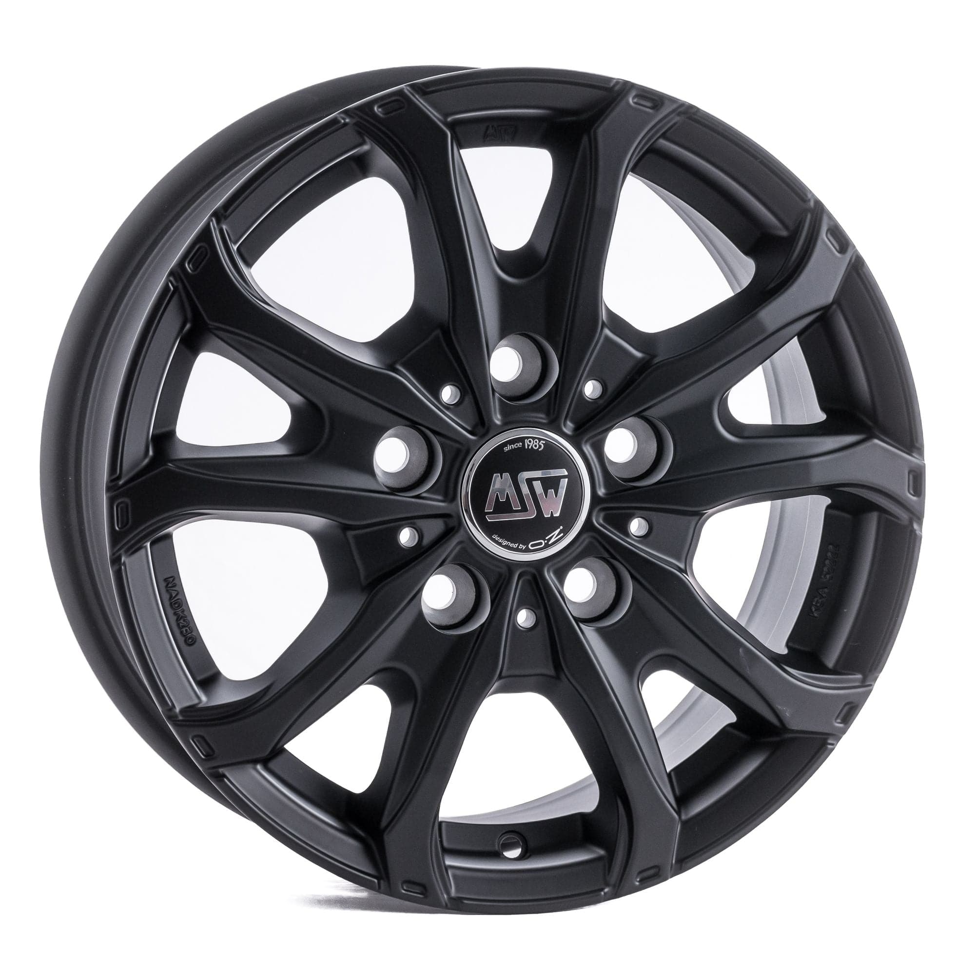 MSW 48 VAN 7,5x18 5x118 ET53 71,1 Matt Black - Wheelsup.sk