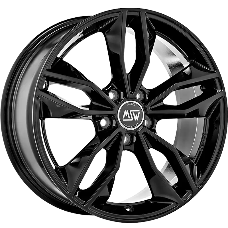 Alu kola MSW 71 7.5x17 5x108 ET38 Gloss Black | Wheelsup.cz