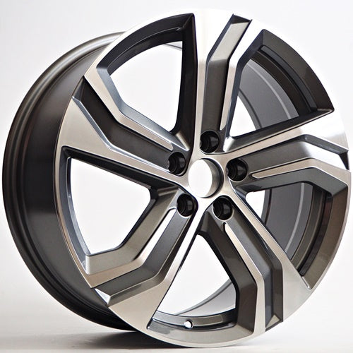 Racing Line Nano 8x18 5x108 ET45 Grey Face Machined