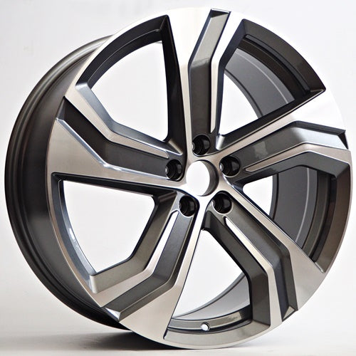 Racing Line Nano 8x19 5x108 ET45 Grey Face Machined