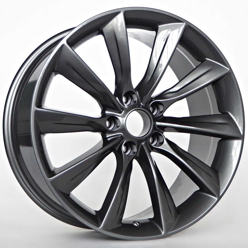Alu kola pro Tesla Nest 8,5x18 5x114,3 ET35 64,1 Gunmetal | Wheelsup.cz