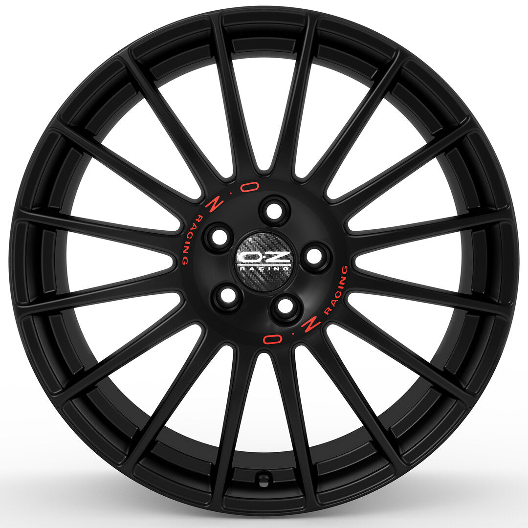 Alu kola OZ SUPERTURISMO GT 6.5x15 4x100 ET43 Matt Black Red Lettering | Wheelsup.cz