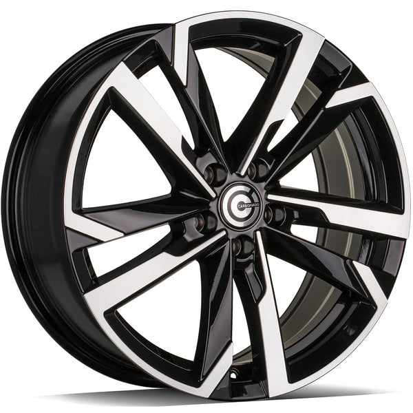 Alu disky Carbonado Combat 7x17 5x100 ET40 57.1 Čierna