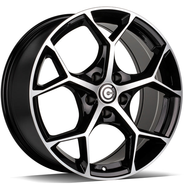 Alu disky Carbonado Fancy 8x18 5x112 ET30 66.45 Čierna