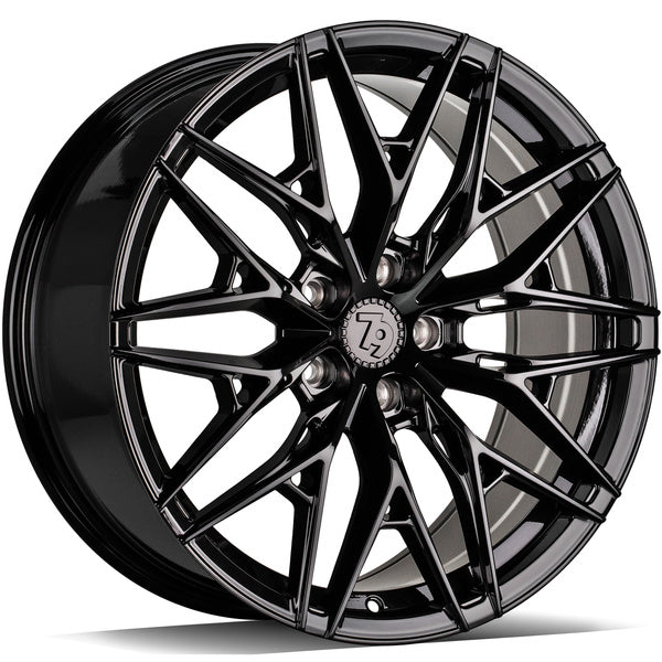 Alu disky Seventy9 SCF-1 8x18 5x114.3 ET35 73.1 Čierna