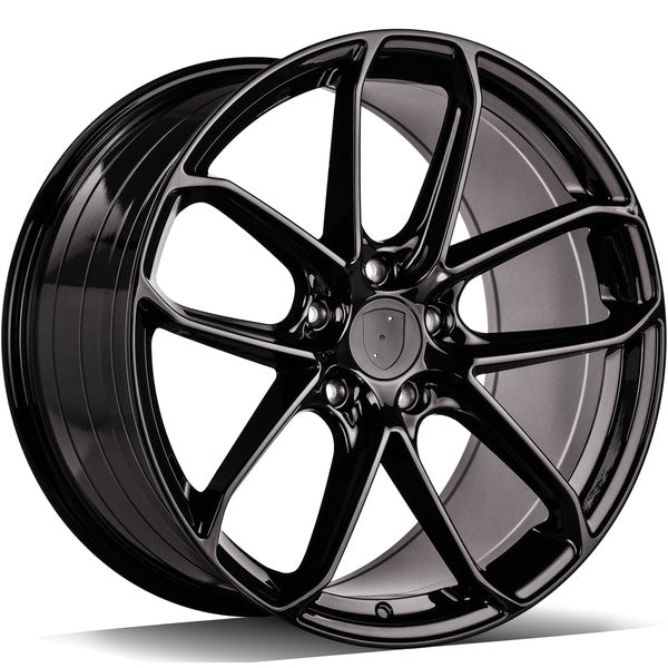 Alu kola Carbonado Prime 9.5x21 5x130 ET46 71.6 Černá