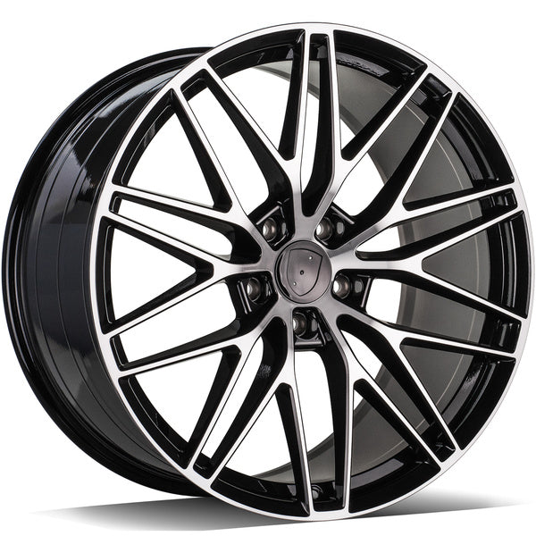 Alu kola Carbonado Glory 10x22 5x130 ET48 71.6 Černá
