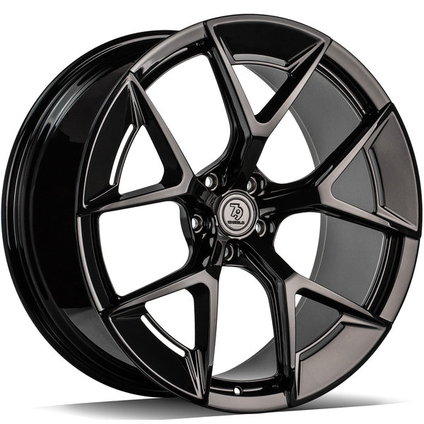 Alu kola Seventy9 MF.18 9x20 5x112 ET30 66.6 Černá