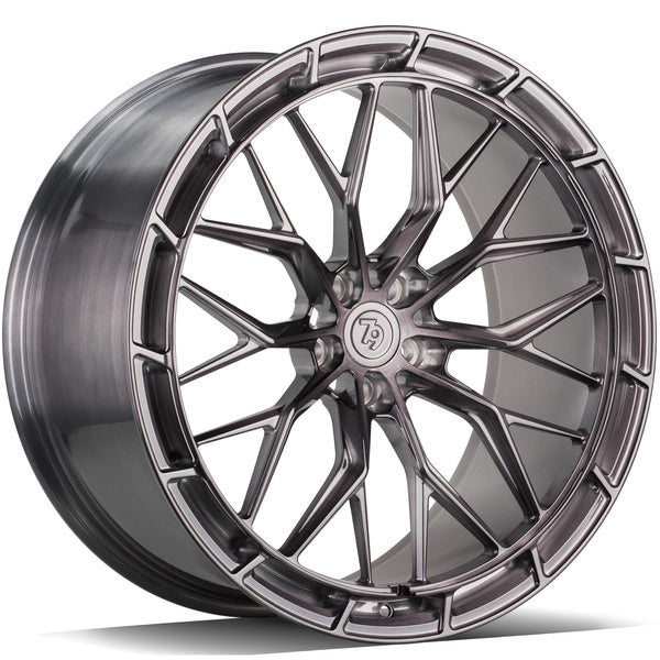 Alu disky Seventy9 MF.13 10.5x21 5x112 ET40 66.6 Sivá