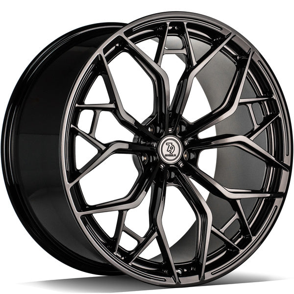 Alu kola Seventy9 MF.16 10.5x21 5x112 ET40 66.6 Černá