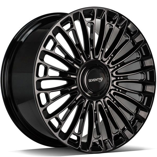 Alu kola Seventy9 MF.17 10x21 5x112 ET40 66.6 Černá