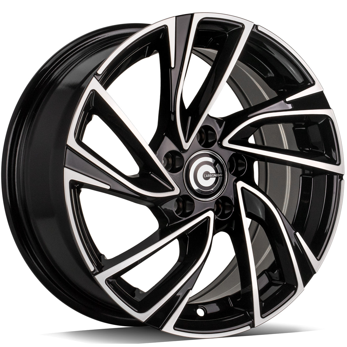 Alu kola Carbonado Monaco 6.5x15 5x100 ET38 57.1 Black Front Polished | Wheelsup.cz