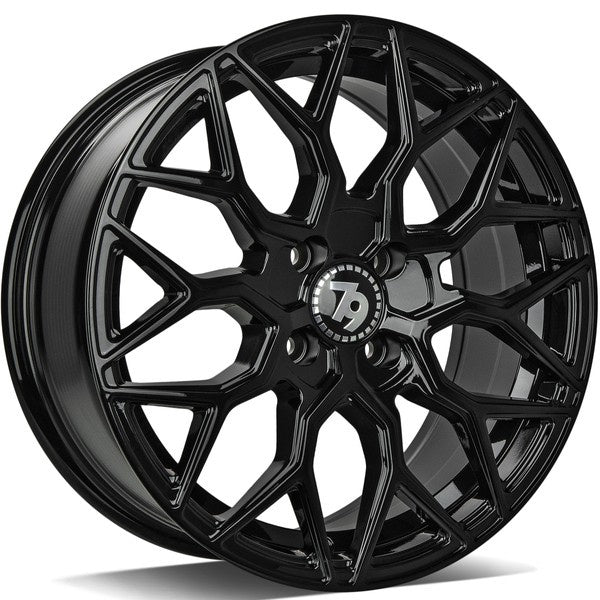 Alu kola seventy9 SV-K 7x17 5x112 ET40 66.6 Černá