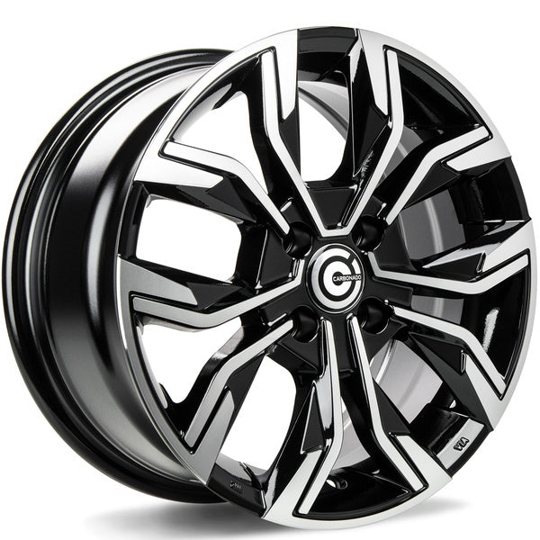 Alu kola Carbonado Price 6.5x16 4x100 ET38 67.1 Black Front Polished | Wheelsup.cz
