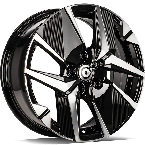 Alu kola Carbonado LOIRE 6.5x16 5x108 ET40 65.1 Black Front Polished | Wheelsup.cz