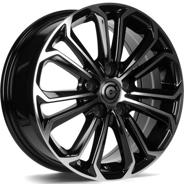 Alu kola Carbonado Panther 6.5x16 5x108 ET45 63.4 Black Front Polished | Wheelsup.cz