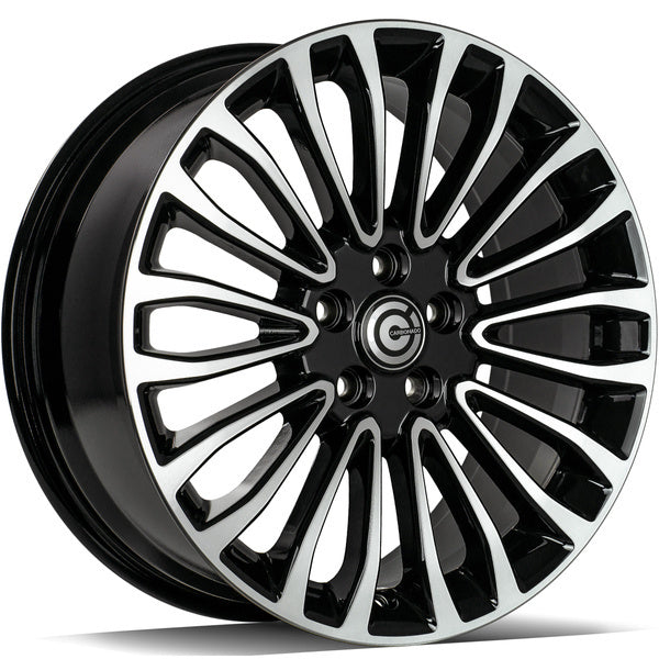 Alu kola Carbonado Ohio 7x17 5x108 ET50 63.4 Black Front Polished | Wheelsup.cz