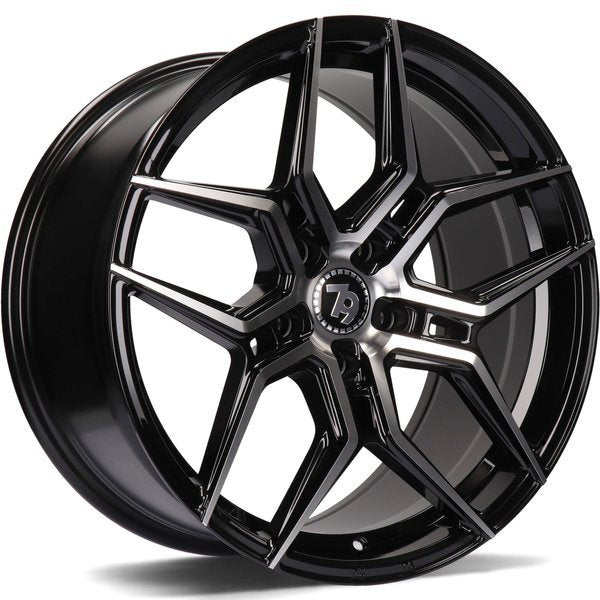 Alu kola seventy9 SV-B 7.5x17 5x112 ET40 66.5 Black Front Polished | Wheelsup.cz