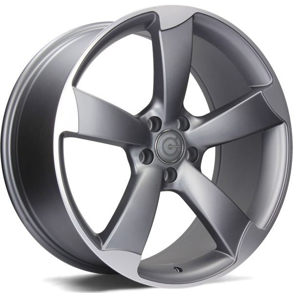 Alu kola Carbonado Graphene 7.5x17 5x112 ET35 66.5 Matt Anthracite Front Polished | Wheelsup.cz