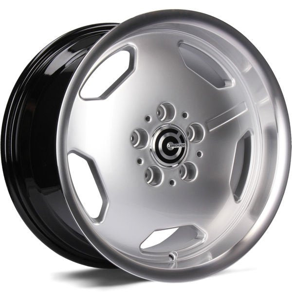 Alu kola Carbonado Retro 8x17 5x112 ET35 66.5 Diamond Hyper Silver Lip Polished | Wheelsup.cz