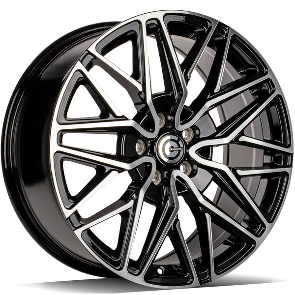 Alu kola Carbonado Idaho 8x18 5x108 ET45 67.1 Black Front Polished | Wheelsup.cz