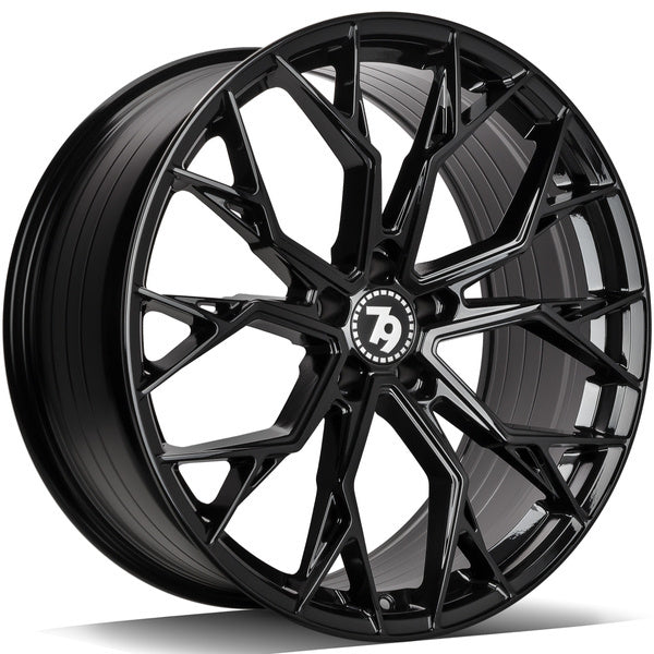 Alu kola seventy9 SCF-H 8x18 5x112 ET45 66.6 Black Glossy | Wheelsup.cz
